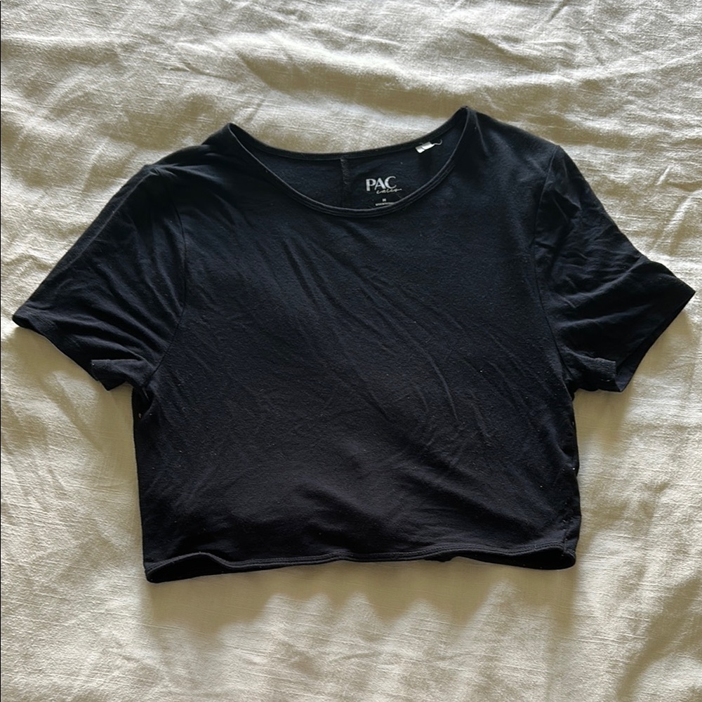 Black Women's Crop Top